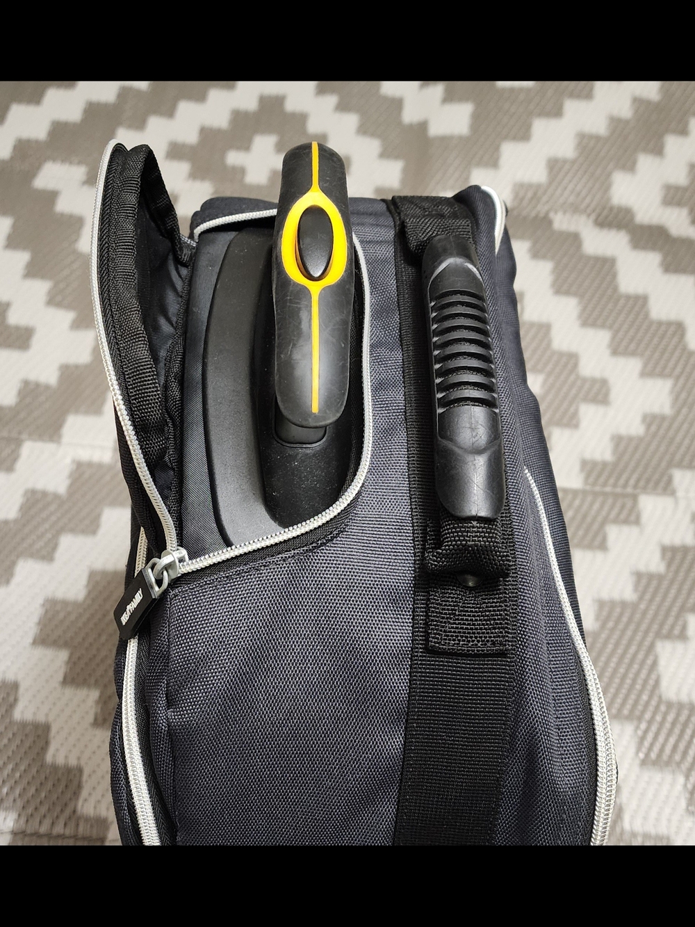 IKEA Black Backpack with Yellow Accent - Picture 4 of 11